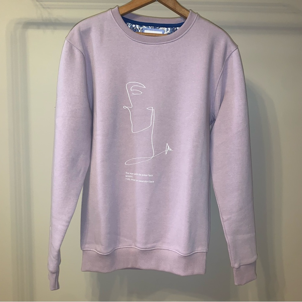 Denim & Flower Pullover